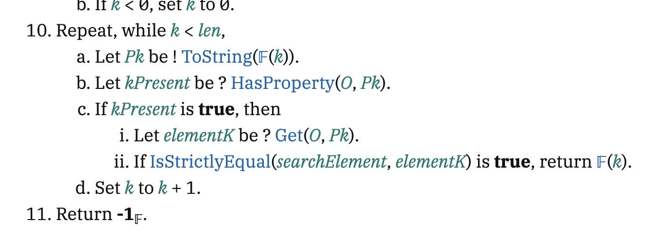 TypedArray indexOf